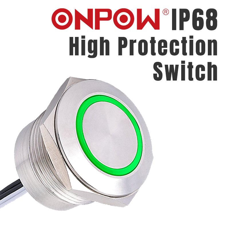 IP68 Micro travel push buttton switch