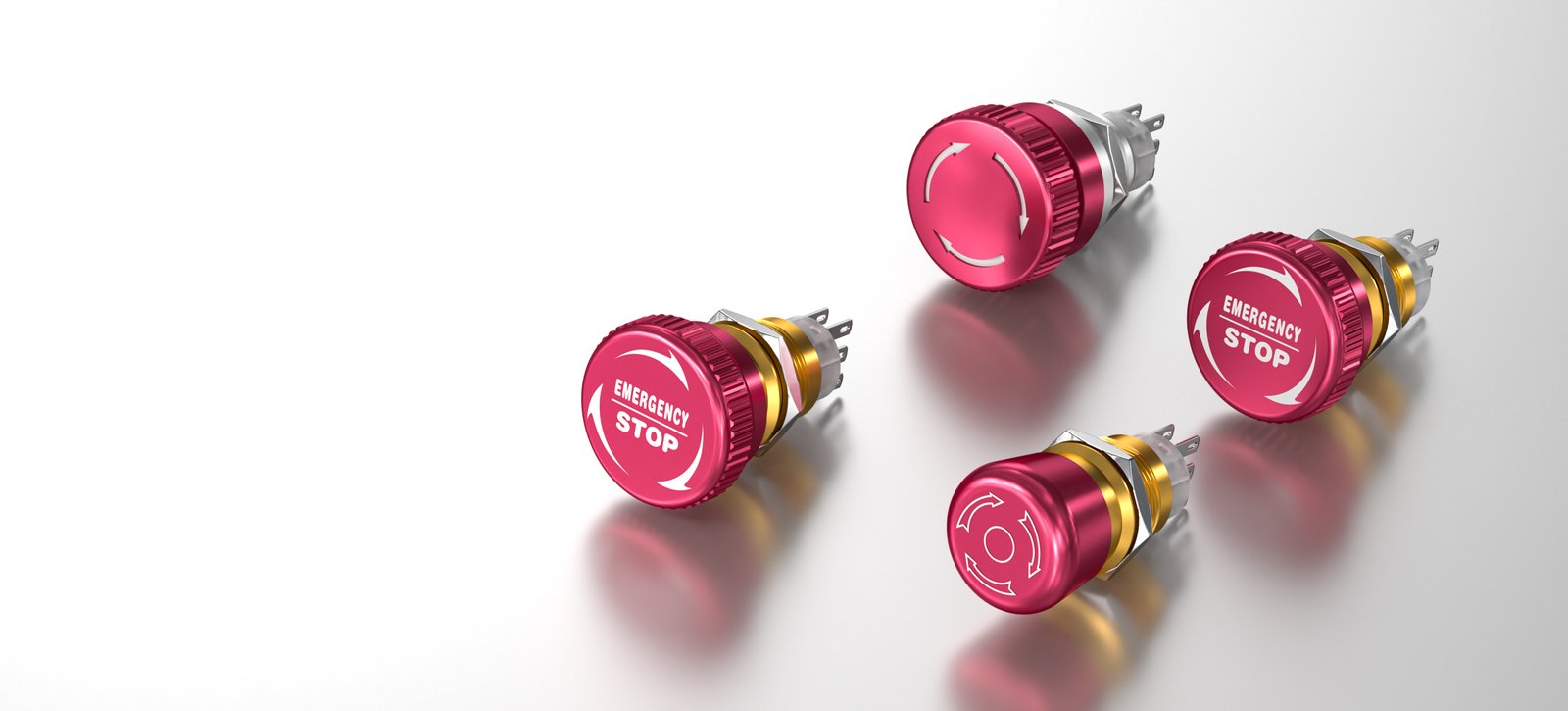 Metal Emergency Stop Button