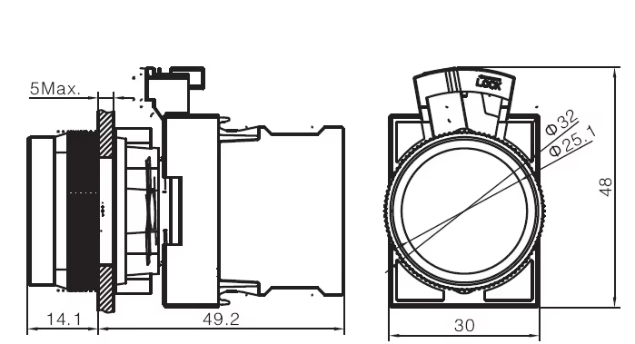 Large Push Button Switch