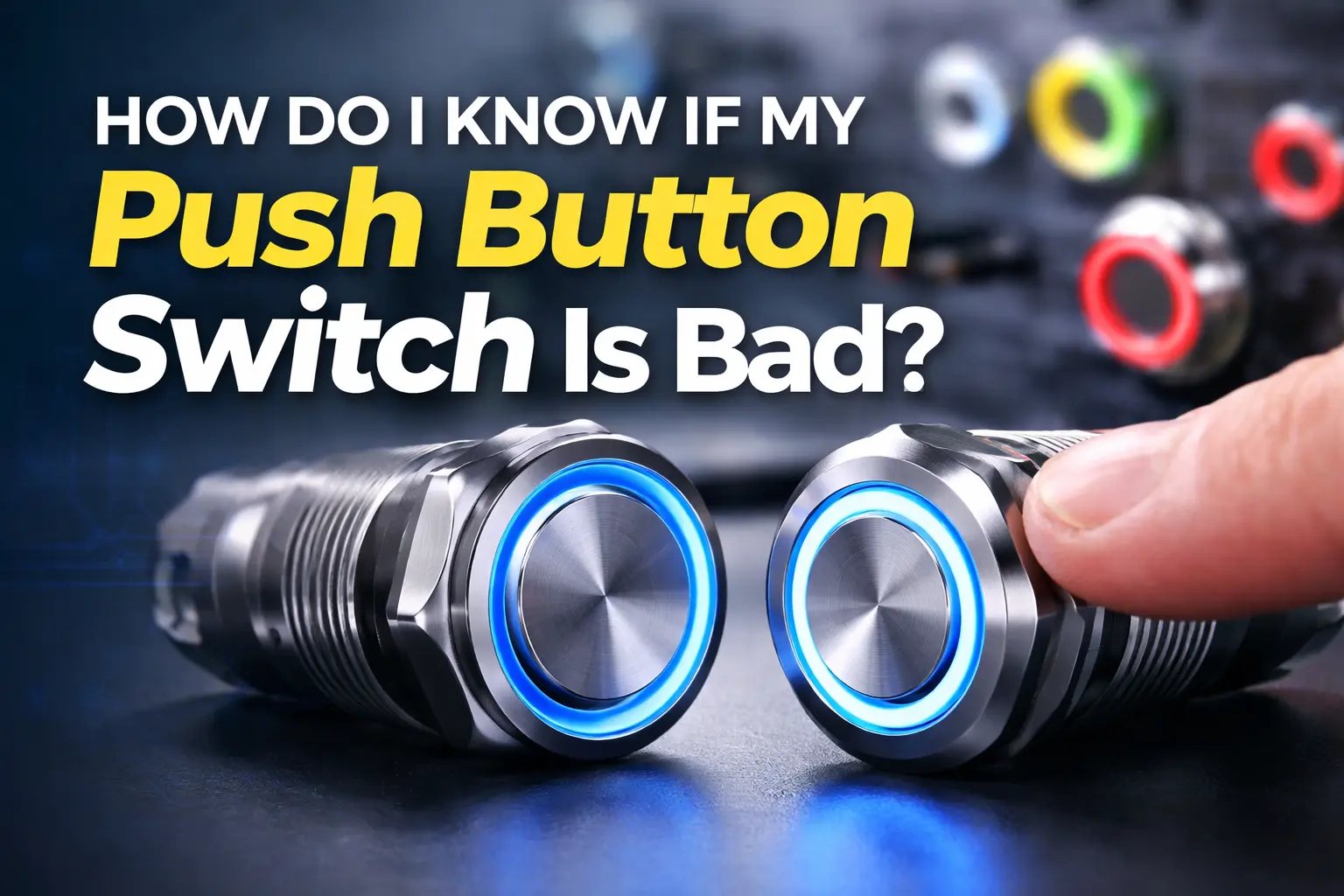 How Do I Know If My Industrial Push Button Switch Is Bad?