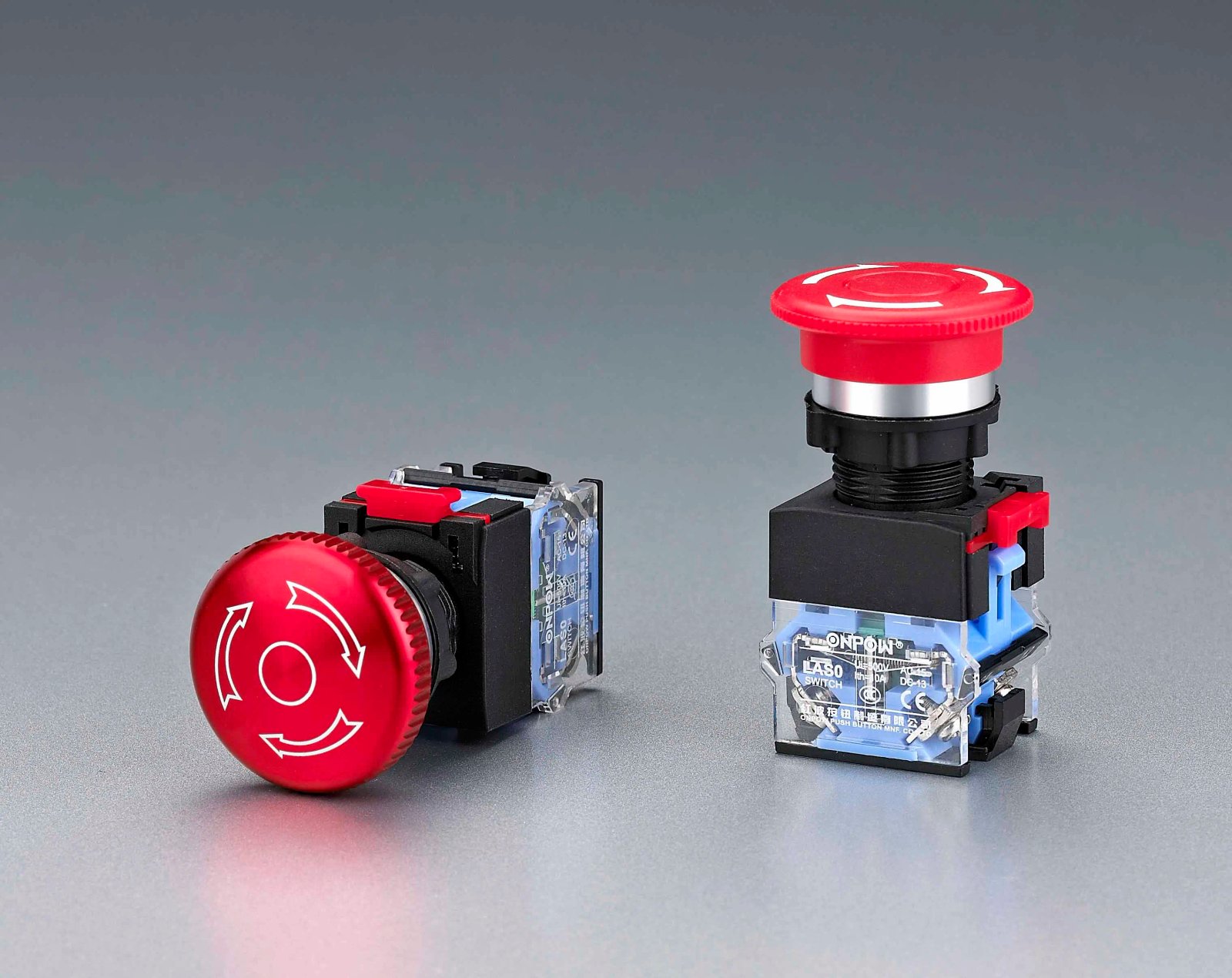 Is emergency stop normally open or closed?