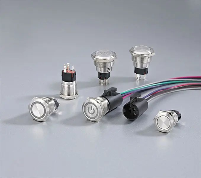 New Series- ONPOW61 Push Button Switch With Connector