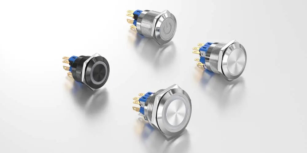 Push Button Switches: Working Principles and Differences between Latching & Momentary