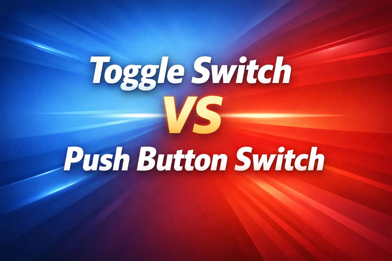 Toggle Switch vs Push Button Switch: What’s the Difference?